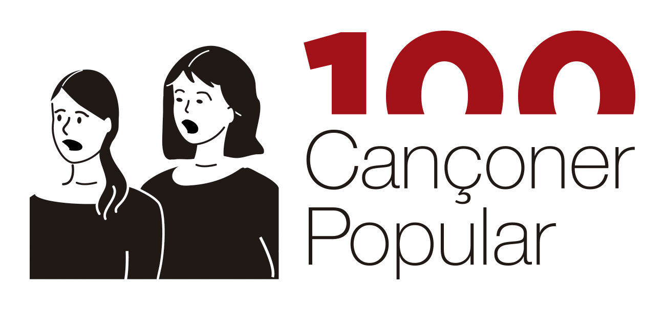 Logo 100 anys de l’Obra del Cançoner Popular de Catalunya