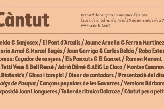 Una vintena de propostes en tres dies a la primera edició del Festival Càntut