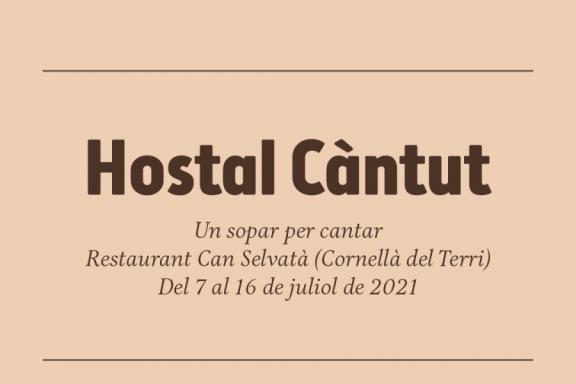 Presentada la programació de l’Hostal Càntut, sopars per cantar