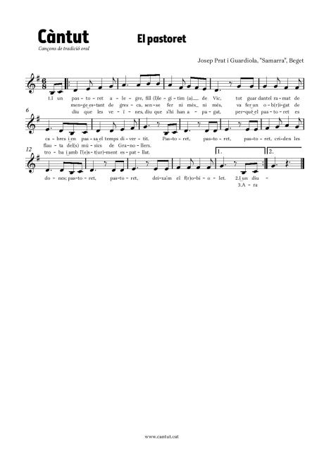 El pastoret (Josep Prat i Guardiola, Beget)