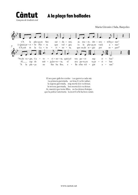 A la plaça fan ballades