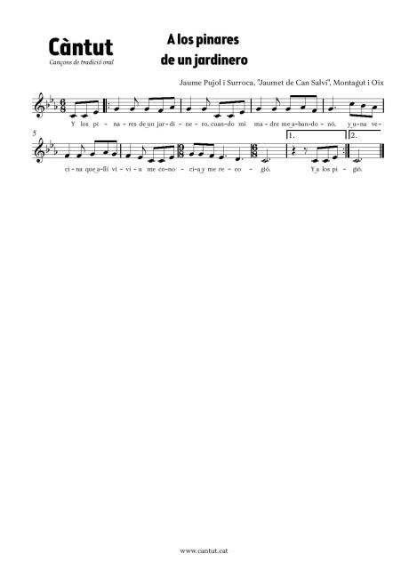 A los pinares de un jardinero