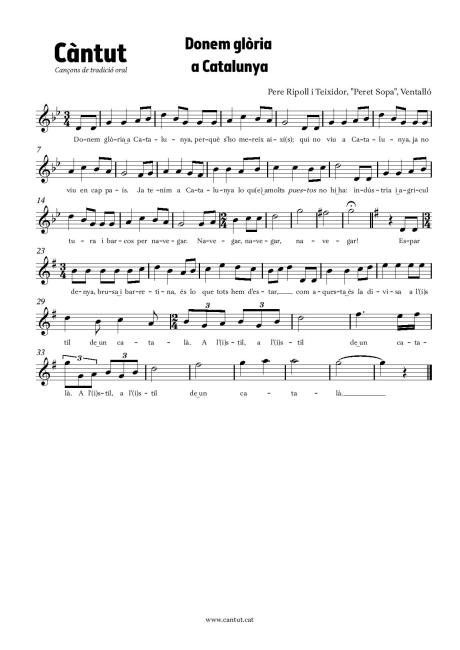 Donem glòria a Catalunya