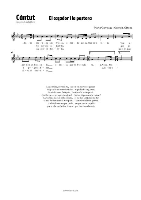 El caçador i la pastora