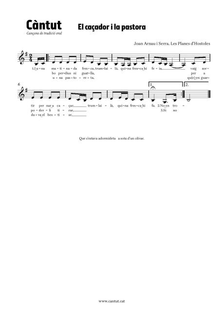 El caçador i la pastora