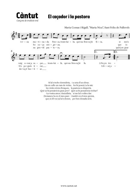 El caçador i la pastora