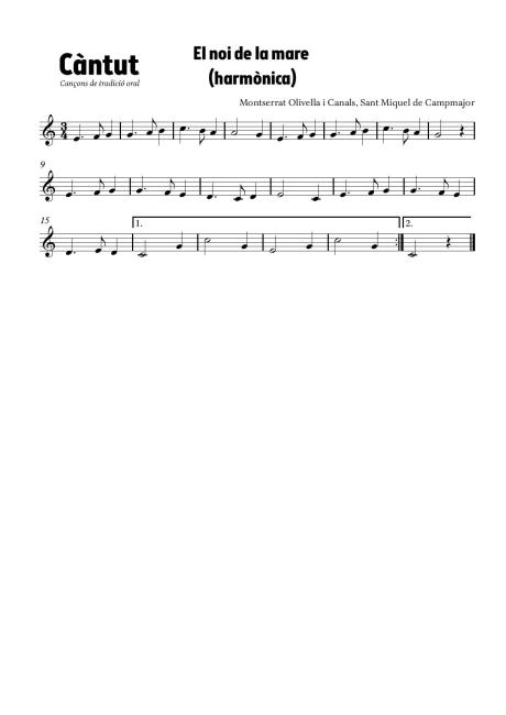 El noi de la mare (harmònica)