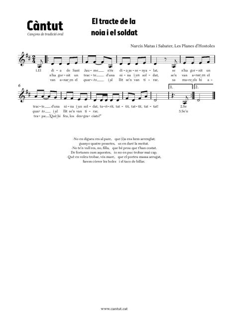 El tracte de la noia i el soldat