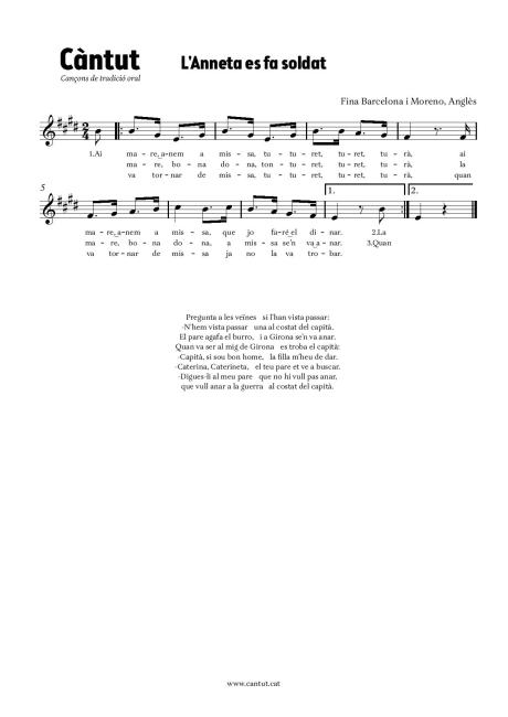 L'Anneta es fa soldat