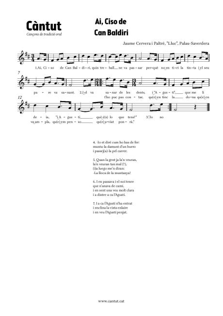 Ai, Ciso de Can Baldiri