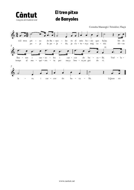 El tren pitxo de Banyoles