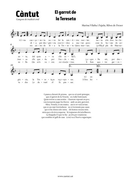 El garrot de la Tereseta