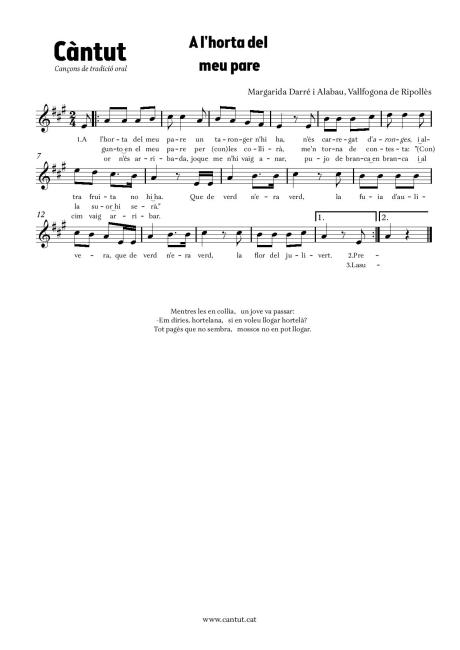 A l'horta del meu pare