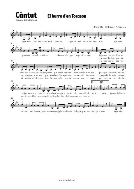 El burro d'en Tocason