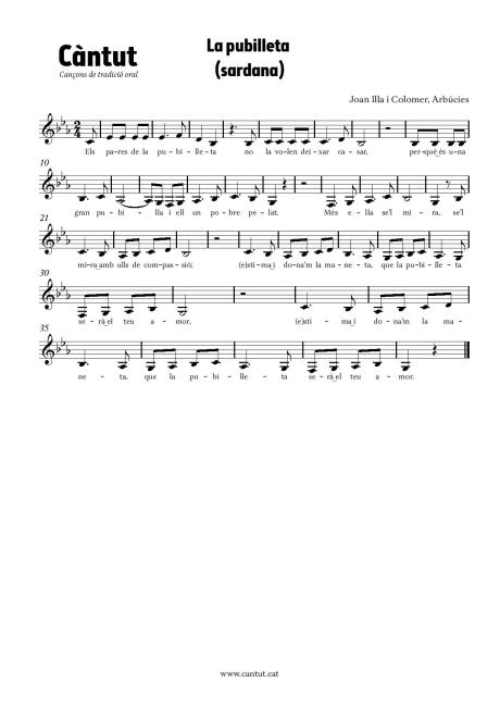 La pubilleta (sardana)