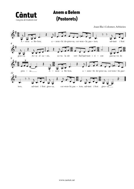 Anem a Belem (Pastorets)