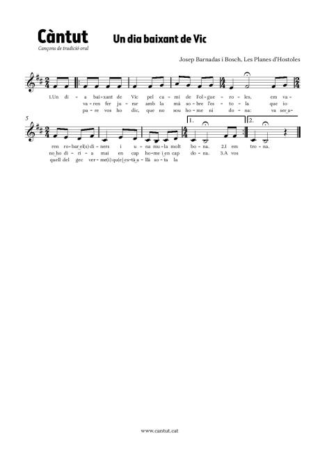 Un dia baixant de Vic