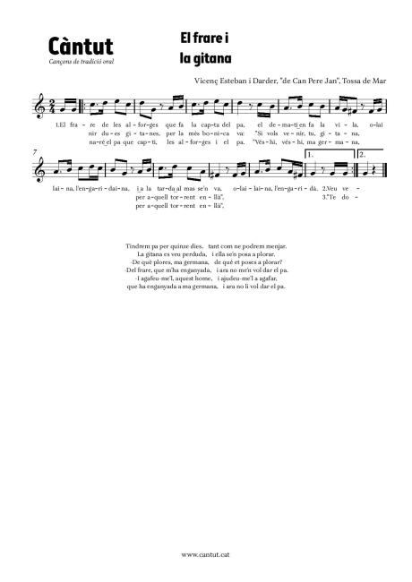 El frare i la gitana