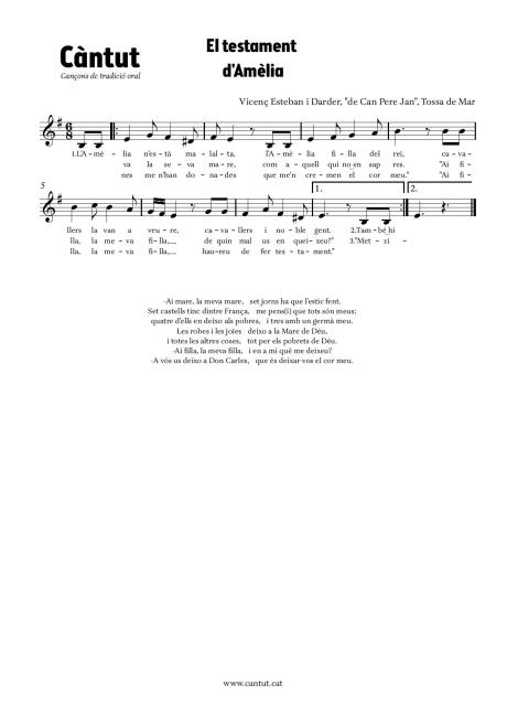 El testament d'Amèlia