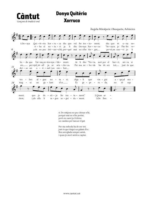 Donya Quitèria Xorruca