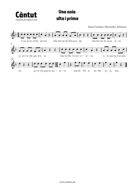 Una noia alta i prima