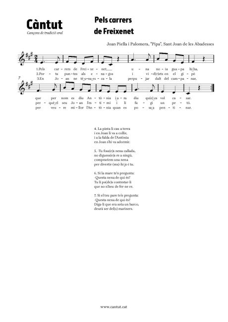 Pels carrers de Freixenet