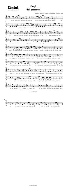 Cançó dels pescadors