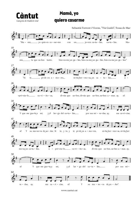 Mamá, yo quiero casarme