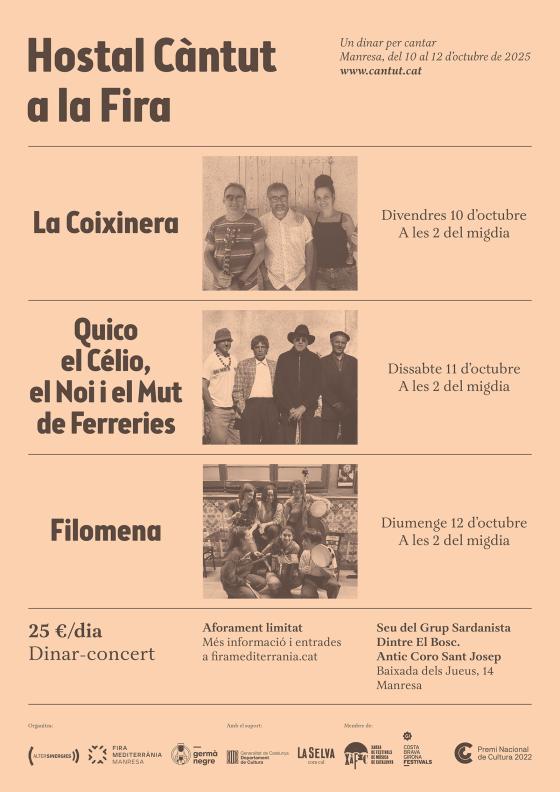 Cartell hostal càntut a manresa