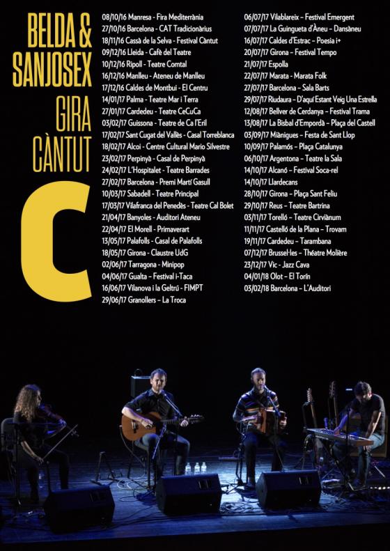 Final de gira del disc 'Càntut' de Belda & Sanjosex
